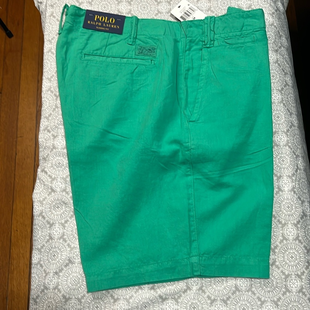 Flat Front Ralph Lauren Polo Shorts